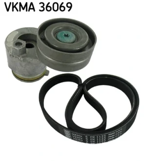 Роликовый модуль натяжителя ремня (ролик, ремень) SKF VKMA36069