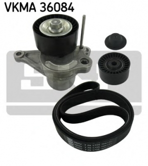 Поликлиновой ременный комплект SKF VKMA36084