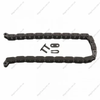 Ланцюг масляного насосу (кількість ланок: 44) MERCEDES A (W168), VANEO (414) VOLVO 780 AUDI 100 C4, 200 C3, 80 B3, 80 B4, 90 B3, A6 C4, A8 D2, COUPE B3, QUATTRO BMW 5 (E28), 5 (E34) 1.1-4.2 12.77- FEBI BILSTEIN 25400