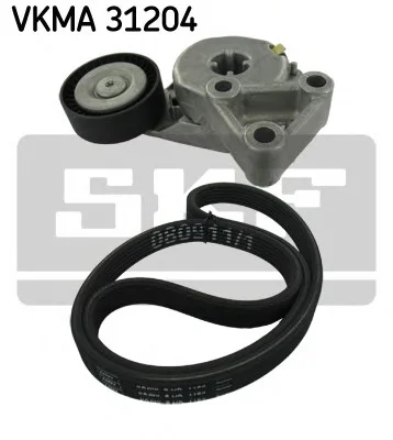 Роликовий модуль натягувача ременя (ролик, ремінь) SKF VKMA31204 (фото 1)