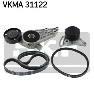 Роликовий модуль натягувача ременя (ролик, ремінь) SKF VKMA31122 (фото 1)