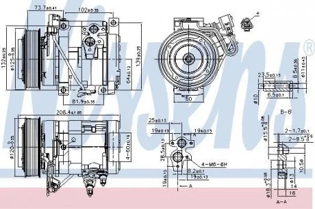 KOMPRESOR KLIMATYZACJI TOYOTA NISSENS 890332