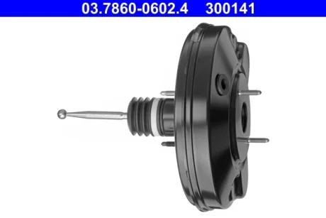 Гальмівний сервопривід AUDI A3, TT FORD FOCUS C-MAX SEAT LEON, TOLEDO II VW BORA, BORA I, GOLF IV, NEW BEETLE, TRANSPORTER T4 DAF LF 45 MAN F90, M 2000 L, TGA MERCEDES ANTOS 1.4-7.7D 02.90- ATE 03786006024