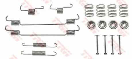 Монтажный набор тормозной колодки (BOSCH) SMART CABRIO, CITY-COUPE, CROSSBLADE, FORTWO, ROADSTER 0.6-1.0 07.98- TRW SFK423