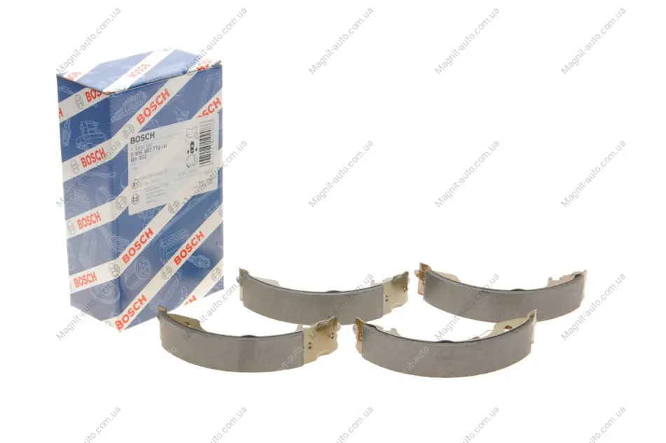 Комплект тормозных колодок BOSCH 0986487772 (фото 1)