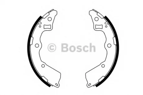 Тормозная колодка KIA PICANTO I 1.0-1.1LPG 04.04-09.11 BOSCH 0986487757