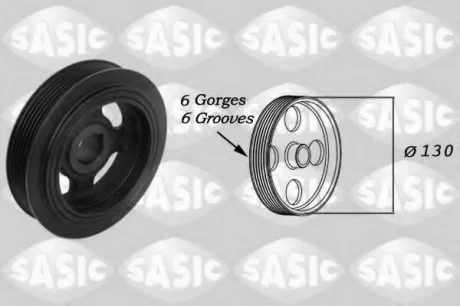 Шків колінвалу TOYOTA Auris, Avensis, Corolla Sasic SASIC 2156048