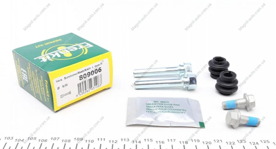 Ремкомплект направляючих супорту TOYOTA Yaris/Prius/Avensis/RAV4 "05 -R/F FRENKIT 809006 (фото 1)