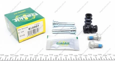 Напрямна супорта переднього (комплект) Mitsubishi Colt (04-12), Carisma (00-06)/Chevrolet Matiz (05-) (Dac/Lucas) Frenkit FRENKIT 810007