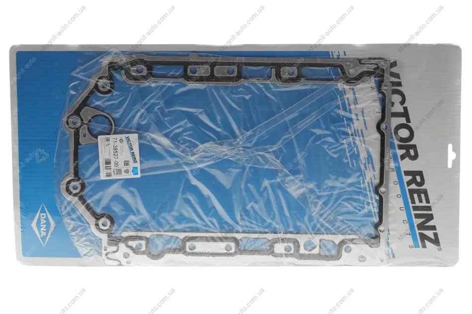 Прокладка масляного піддону CITROEN C5 III, C6 JAGUAR F-PACE, S-TYPE II, XF I, XF II, XF SPORTBRAKE, XJ LAND ROVER DISCOVERY III, DISCOVERY IV, DISCOVERY V, RANGE ROVER IV 2.7D/3.0D/3.0DH 06.04- VICTOR REINZ 713852700 (фото 1)