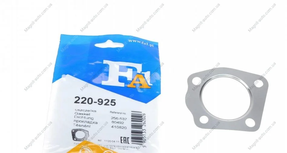 Прокладка, выпускной трубопровод Fischer Automotive One (FA1) 220925 (фото 1)