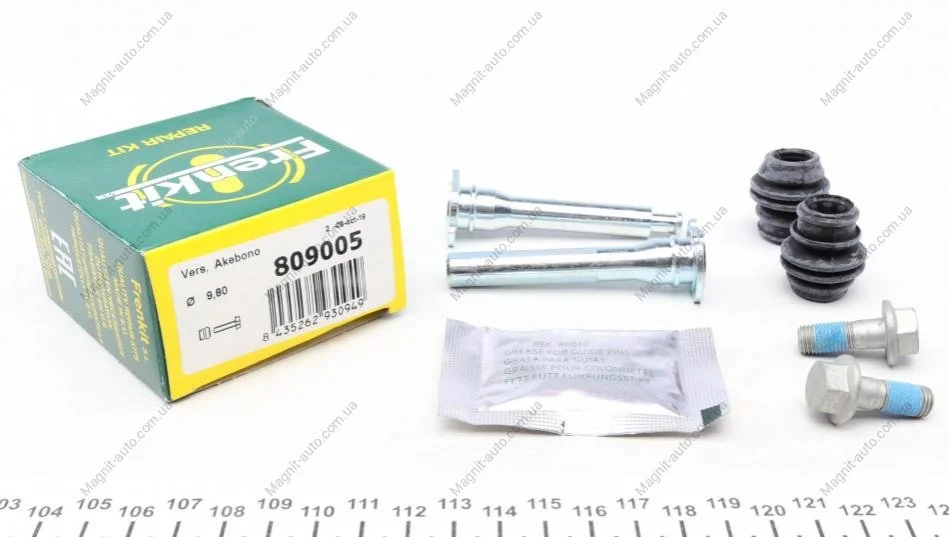 Ремкомплект направляючих супорту MITSUBISHI/HONDA Lancer IX/Accord/CRV "02-06 -F FRENKIT 809005 (фото 1)