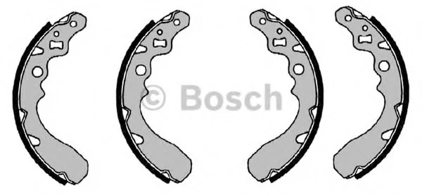 Комплект тормозных колодок BOSCH 0986487504 (фото 1)