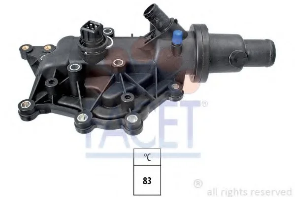 Термостат Renault Clio/Megane II/Scenic II 1.6 03- (83C) (7.8715) Facet FACET 78715 (фото 1)