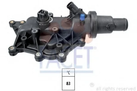 Термостат Renault Clio/Megane II/Scenic II 1.6 03- (83C) (7.8715) Facet FACET 78715