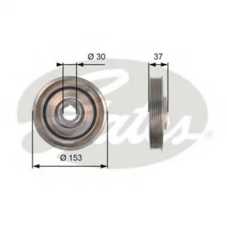 Шків Gates TVD1090