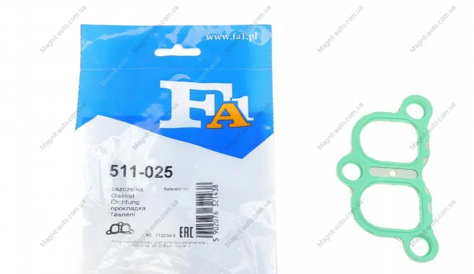 Прокладка впускного колектора VW T5 2,5TDI AXD/AXE/BAC/BLJ/BLK (CYL 2-3) (вир-во Fischer) Fischer Automotive One (FA1) 511025 (фото 1)