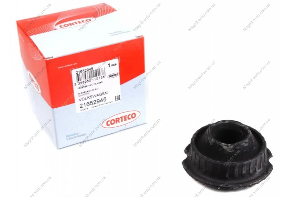 Опора амортизатора Passat 96-05/Audi A4 94-01/A6 97-05 CORTECO 21652945 (фото 1)