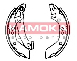 Комплект тормозных колодок KAMOKA JQ202034 (фото 1)