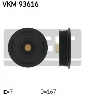 Ременный шкив, коленчатый вал SKF VKM93616