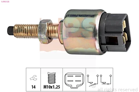 Датчик стоп-сигналу Honda Accord IV/V 2.0-2.2 90-98 Mitsubishi Galant IV/V/Pajero 88- EPS 1810125