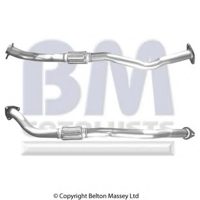 Вихлопна труба передн NISSAN NAVARA, PICK UP 2.5D 11.01- BM CATALYSTS BM50144 (фото 1)
