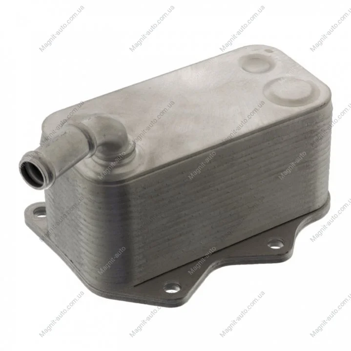 Оливний радіатор AUDI A1, A3, A4 B7, A6 C6, TT SEAT ALTEA, ALTEA XL, EXEO, EXEO ST, LEON, TOLEDO III SKODA OCTAVIA II VW EOS, GOLF PLUS V, GOLF V, GOLF VI, JETTA III 2.0 05.03-11.17 FEBI BILSTEIN 101008 (фото 1)