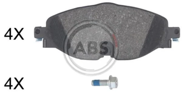 KLOCKI HAMULC. VW PASSAT 15- A.B.S. 35070 (фото 1)