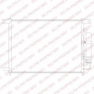 Конденсатор, кондиционер DELPHI Delphi TSP0225694