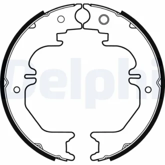 Тормозная колодка LEXUS LX TOYOTA LAND CRUISER 100, LAND CRUISER 80 4.2D/4.7 01.90-03.08 Delphi LS2132