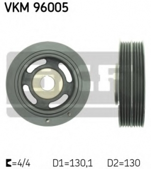 Ременный шкив, коленчатый вал SKF VKM96005