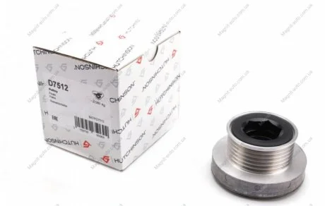Ременный шкив, генератор HUTCHINSON D7512