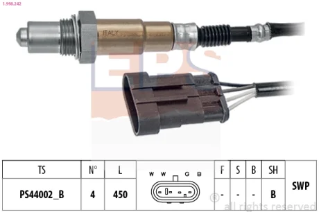 SONDA LAMBDA ALFA 1,6/1,8/2,0 EPS 1998242