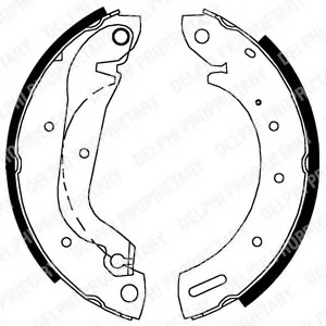 Гальмівна колодка FORD MAVERICK LDV CUB NISSAN SERENA, TERRANO II, VANETTE CARGO 1.6-2.7D 06.91-09.07 Delphi LS1827