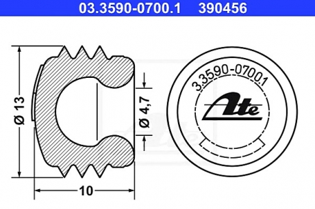 Крышка / защитный колпак ATE 03359007001