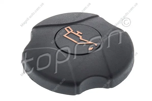 Кришка маслозаливної горловини CITROEN AX, BERLINGO, C2, C3 I, C3 II, C3 PLURIEL, NEMO, SAXO, XSARA, XSARA PICASSO, ZX FIAT FIORINO, QUBO PEUGEOT 1007, 106 I, 106 II, 205 II, 206 1.0-1.6 07.86- TOPRAN / HANS PRIES 722285 (фото 1)