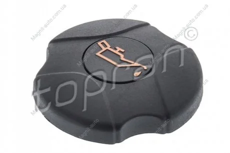 Кришка маслозаливної горловини CITROEN AX, BERLINGO, C2, C3 I, C3 II, C3 PLURIEL, NEMO, SAXO, XSARA, XSARA PICASSO, ZX FIAT FIORINO, QUBO PEUGEOT 1007, 106 I, 106 II, 205 II, 206 1.0-1.6 07.86- TOPRAN / HANS PRIES 722285