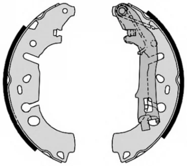 Тормозные колодки барабанные BREMBO S23531