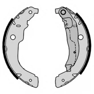 Колодки гальмівні барабанні (комплект 4 шт.).) BREMBO S61528