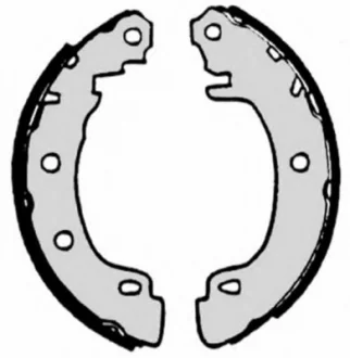Колодки тормозные барабанные (комплект 4 шт.) BREMBO S68522