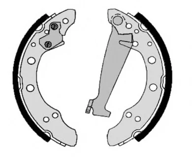 Колодки гальмівні барабанні, комплект BREMBO S85511