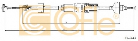 Трос, управление сцеплением COFLE 103443 (фото 1)