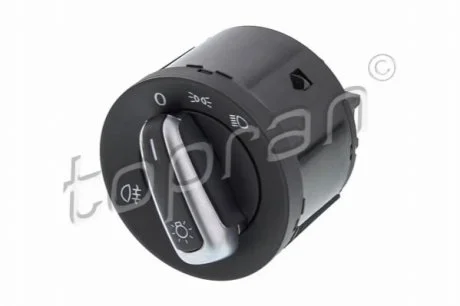 Вимикач світла головний SEAT ALHAMBRA VW AMAROK, BEETLE, CADDY III, CADDY IV, GOLF PLUS V, GOLF V, GOLF VI, JETTA III, JETTA IV, MULTIVAN T5, PASSAT B6, PASSAT B7, SCIROCCO III, SHARAN 02.03- TOPRAN / HANS PRIES 115165
