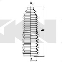 Пыльник, рулевое управление SPIDAN 83657