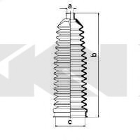 Пыльник, рулевое управление SPIDAN 84069