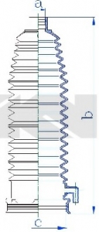 Пыльник, рулевое управление SPIDAN 84273