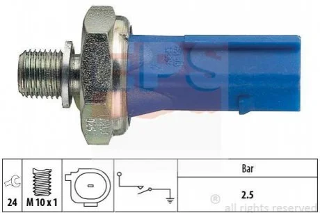 Датчик тиску масла Audi 1.4/1.8/2.0TFSI/Skoda 1.4/1.8/2.0TSI/VW EPS 1800192