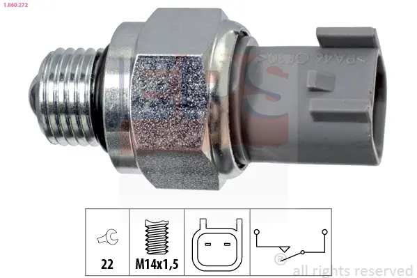 Датчик заднього ходу Ford Focus II, Galaxy, Kuga, Mondeo IV, S-max /Volvo C30-70, S40-80, V50-70, XC70-90 98- EPS 1860272 (фото 1)