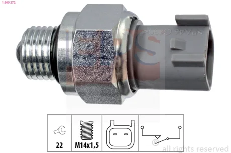 Датчик заднього ходу Ford Focus II, Galaxy, Kuga, Mondeo IV, S-max /Volvo C30-70, S40-80, V50-70, XC70-90 98- EPS 1860272