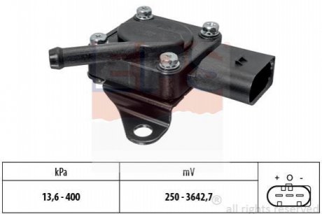 Датчик тиску випускних газів Bmw 1 (E81, E87) 1.6D-2.3D/5 (F10) 2.0D-3.5D/7 (F01,F02)/X5 (E70) EPS 1993319